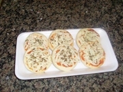 Barraca de mini Pizzas